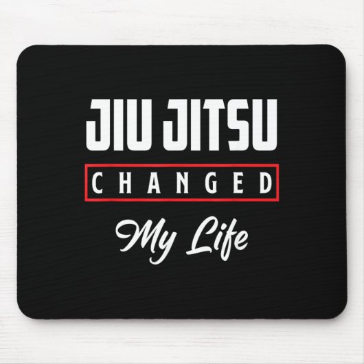 Jiu Jitsu veränderte das Leben Motivations-Märtyre Mousepad (Vorne)