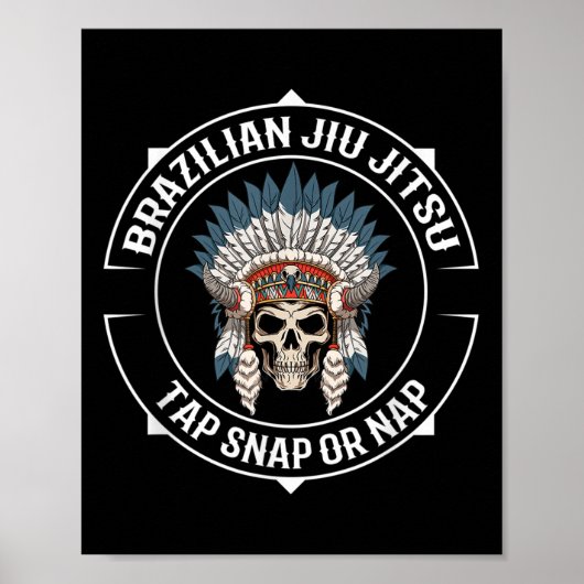 Jiu Jitsu War Bonnet - Submission Team Jiu Jitsu W Poster (Vorne)
