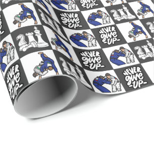 Jiu Jitsu Wrapping Paper Geschenkpapier