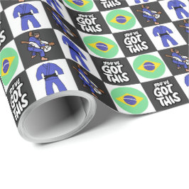 Jiu Jitsu Wrapping Paper Geschenkpapier