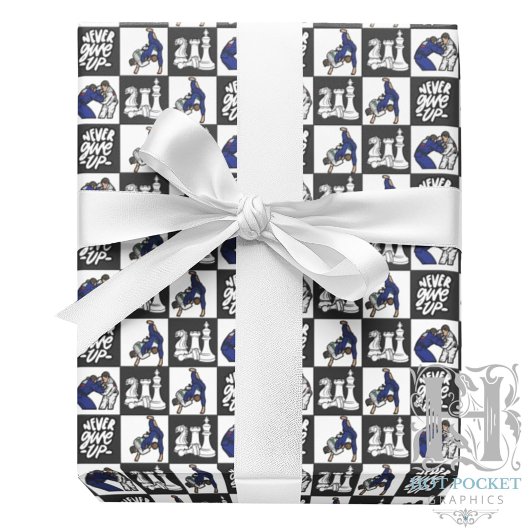 Jiu Jitsu Wrapping Paper Geschenkpapier