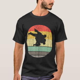 Jiu Jitsu Wurf Vintage Kampf Gracie Bjj Mma Kampf T-Shirt