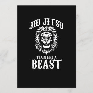 Jiu Jitsu Zug wie ein Beast-BJJ-MIXED MARTIAL ARTS Einladung