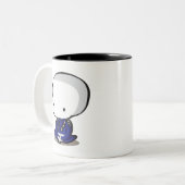 Jiu Jitsu Zweifarbige Tasse (Vorderseite Links)