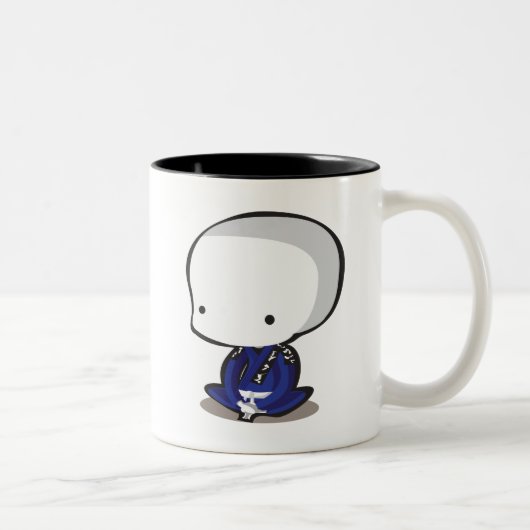 Jiu Jitsu Zweifarbige Tasse (Rechts)