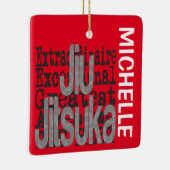 Jiu Jitsuka Extraordinaire CUSTOM Keramikornament (Rechts)