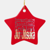Jiu Jitsuka Extraordinaire Keramik Ornament (Vorne)