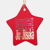 Jiu Jitsuka Extraordinaire Keramik Ornament (Links)