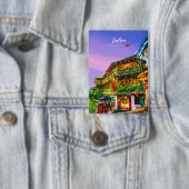 Jiufen, Taiwan - Antikes Teehaus Button (Insitu)