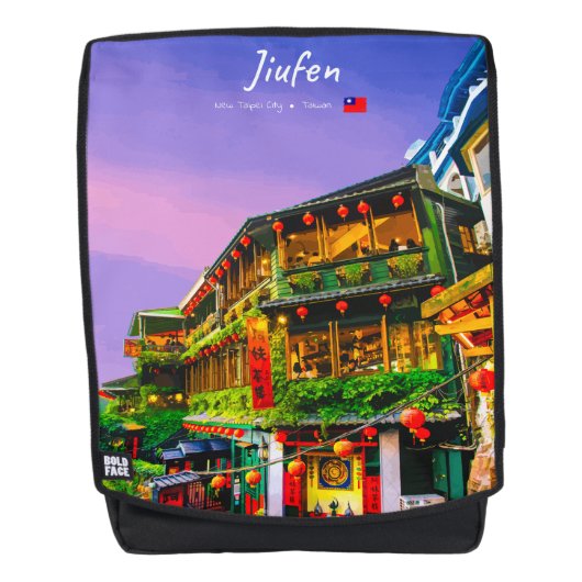 Jiufen, Taiwan - Antikes Teehaus Rucksack (Vorderseite)