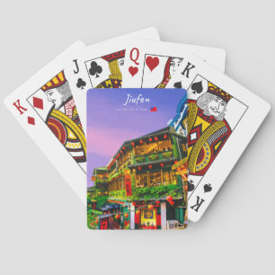 Jiufen, Taiwan - Antikes Teehaus Spielkarten