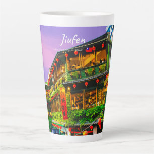 Jiufen, Taiwan - Großes Bild des alten Teehauses Milchtasse
