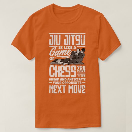JiuJitsu Is Like A Game Of Chess Jiu Jitsu T-Shirt (Design vorne)