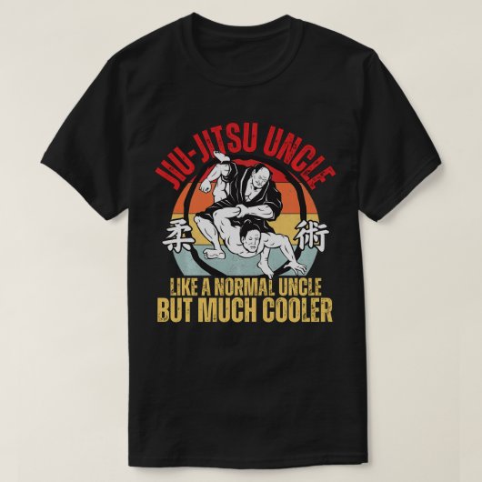 JiuJitsu Uncle Cool BJJ Brazilian jujitsu for Uncl T-Shirt (Design vorne)