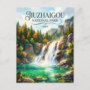 Jiuzhaigou-Nationalpark China Postkarte