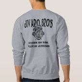 Jivaro Bruder-frisierte Autos Sweatshirt (Rückseite)