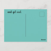 JIVE BLUES JAZZ MUSIKER von Slippeywindow Postkarte (Rückseite)