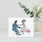 Jive Fun! Schaukeln Postkarte (Stehend Vorderseite)