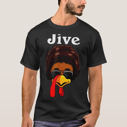 Jive Thanksgiving Turkey Day Funny Family Costume T-Shirt (Vorderseite)