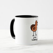  Jive Truthahn  Tasse (Vorderseite Links)