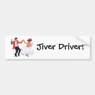 Jiver Driver Classic Rock and Roll Jive Dancing Autoaufkleber