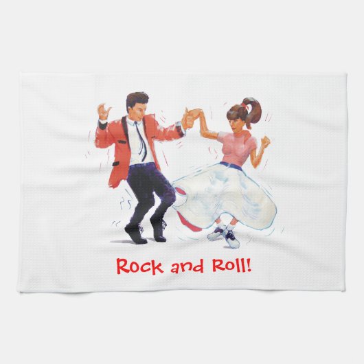 Jivers klassischer Fünfzigerjahre Küchentuch (Horizontal)