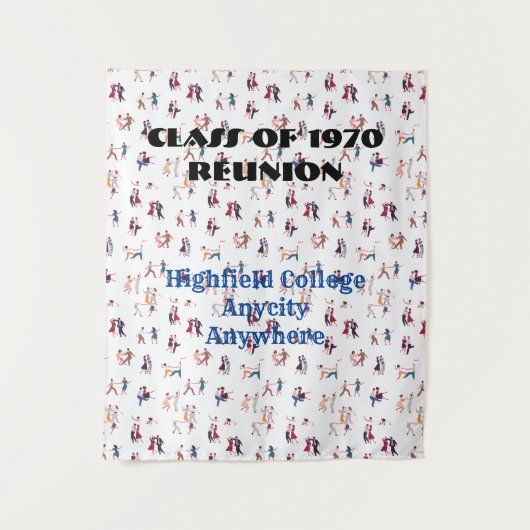 Jiving\Bopping - Text wird bearbeitet Wandteppich (Vorderseite)