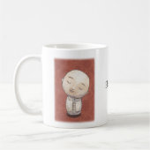 Jizo Art Kindness Mitgefühl Meditation Custom Kaffeetasse (Links)