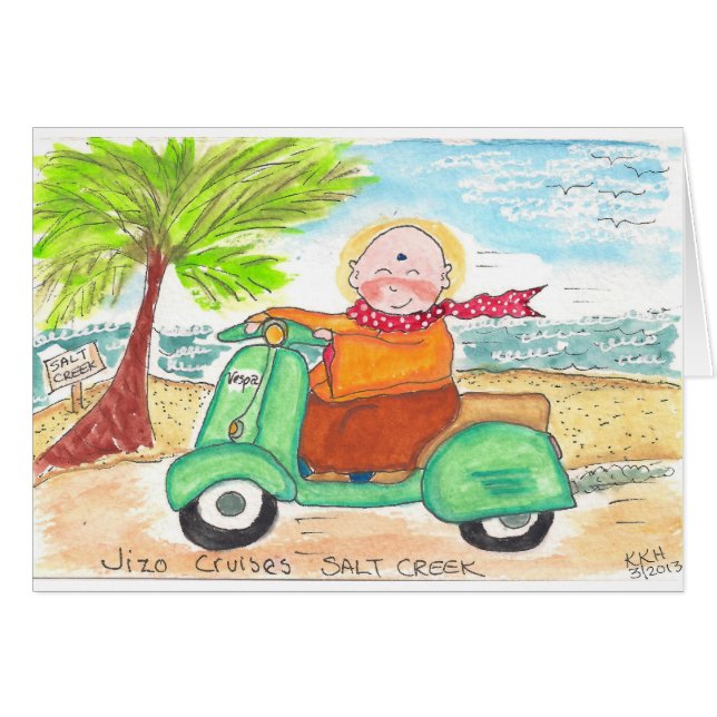 Jizo kreuzt Salz-Nebenfluss-Strand (Vorderseite (Horizontal))