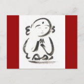 Jizo Red Postcard Postkarte (Vorderseite)