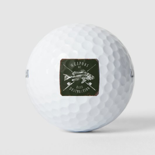 JJ56 Bass.tif-Waffen Golfball (Vorderseite)