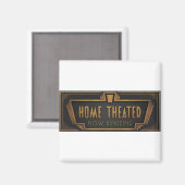 JJ76 Zuhause Theater.tif Magnet (Vorderseite/Rückseite)