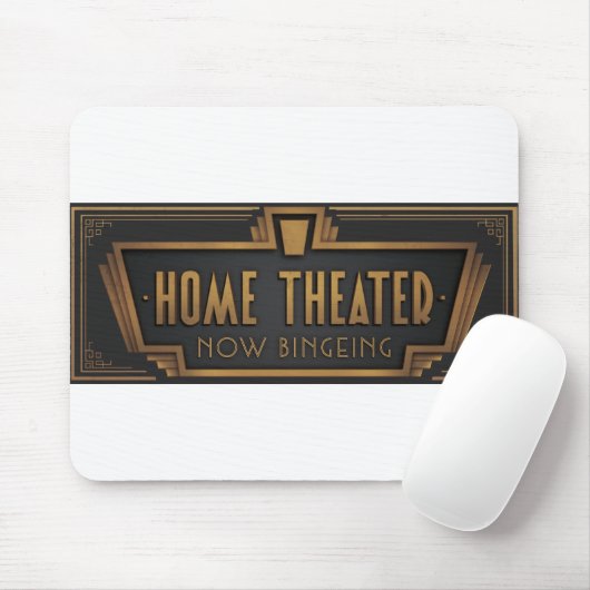 JJ76 Zuhause Theater.tif Mousepad (Mit Mouse)