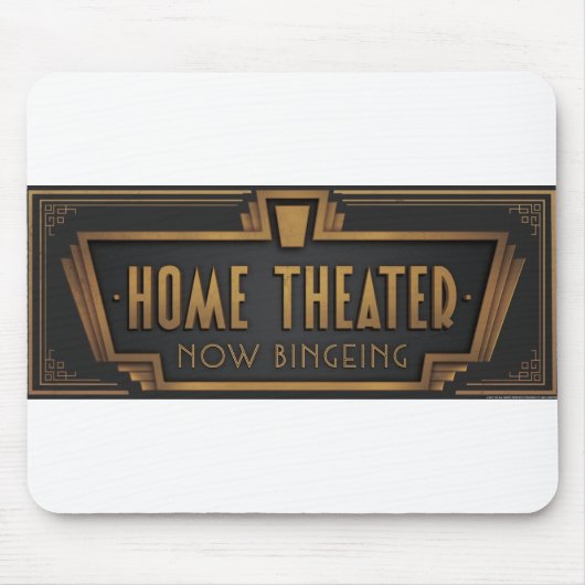 JJ76 Zuhause Theater.tif Mousepad (Vorne)