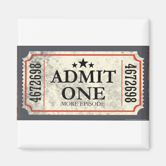 JJ81 Admit One.tif Magnet (Vorne)