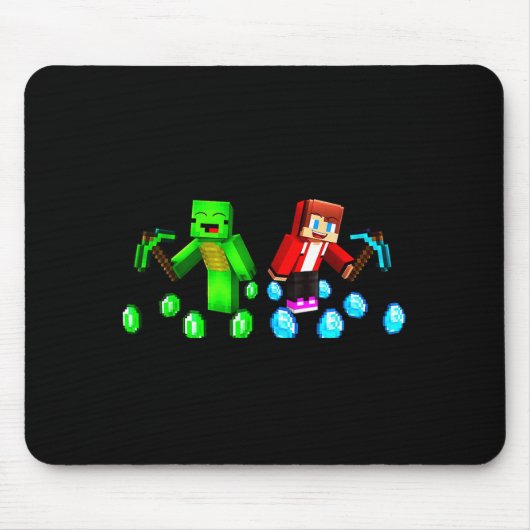 Jj And Mikey Happy Birthday Mousepad (Vorne)