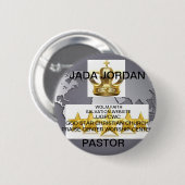 JJGPCWC GOD STAR CHRISTLICH CHURCH ABZEICHEN ERASE BUTTON (Vorne & Hinten)
