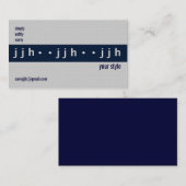 JJH Visitenkarte (Vorne/Hinten)