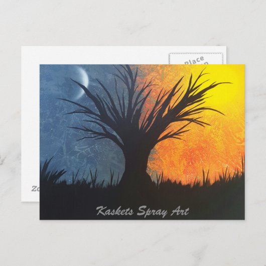 JK16 APPAREL - Stellar Dichotomy Postkarte (Vorne/Hinten)