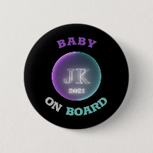 JK 2021 Abzeichen Baby on board Bigger Letters