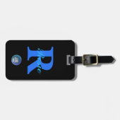 JK 2023 Gepäckanhänger Doppelseitiges Monogramm (Vorderseite horizontal)