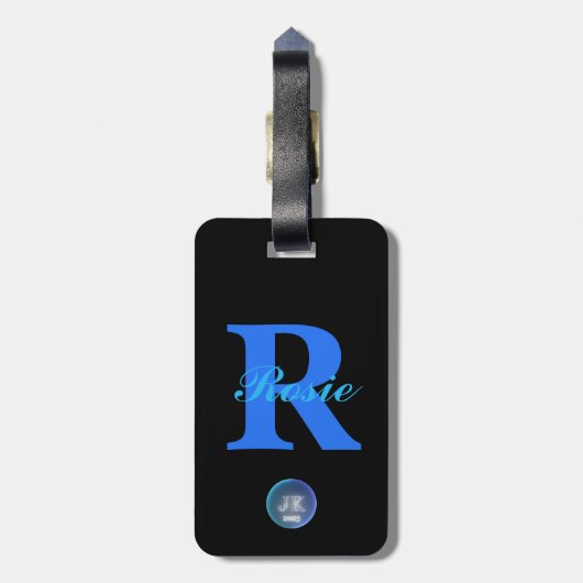 JK 2023 Gepäckanhänger Doppelseitiges Monogramm (Rückseite vertikal)