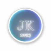 JK 2023 Logo Tiny Clear Vinyl Stickers Aufkleber (Vorderseite)