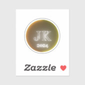 JK 2024-Logo Tiny Clear Vinyl Stickers Aufkleber (Blatt)