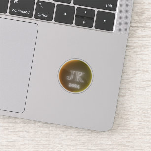 JK 2024-Logo Tiny Clear Vinyl Stickers Aufkleber