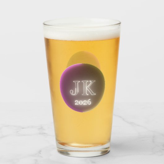 JK 2026 Glasbecher Glas (Vorne (Gefüllt))