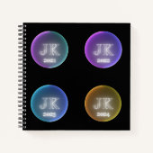 JK Four Year Spiral Book Notizblock (Vorderseite)