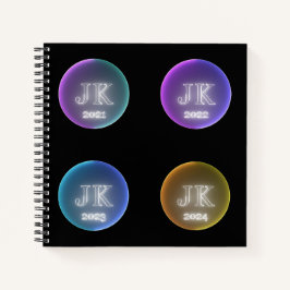 JK Four Year Spiral Book Notizblock