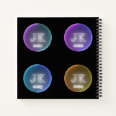 JK Four Year Spiral Book Notizblock (Rückseite)