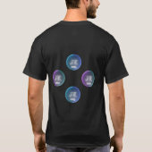 JK Purple Blue Teal Year T Shirt (Rückseite)